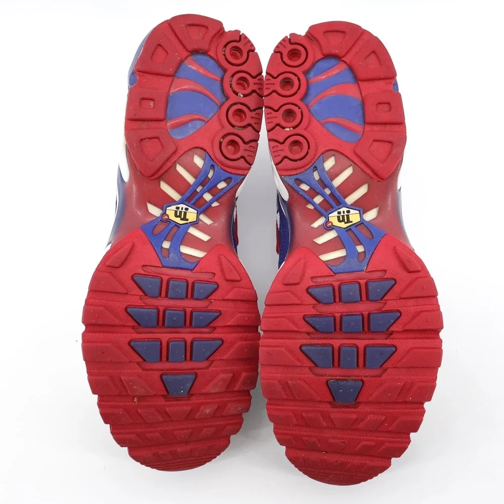 Nike Air Max Plus‎ CJ9928-100 Sneakers Blue White Mens 8.5 No Insoles